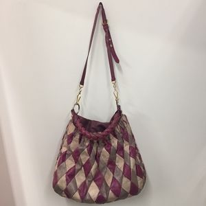 Miu Miu Leather Harlequin Patchwork Bag